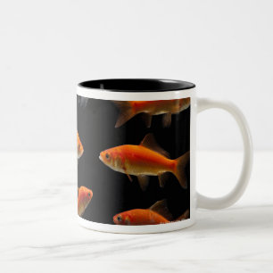 Goudvis 2 tweekleurige koffiemok