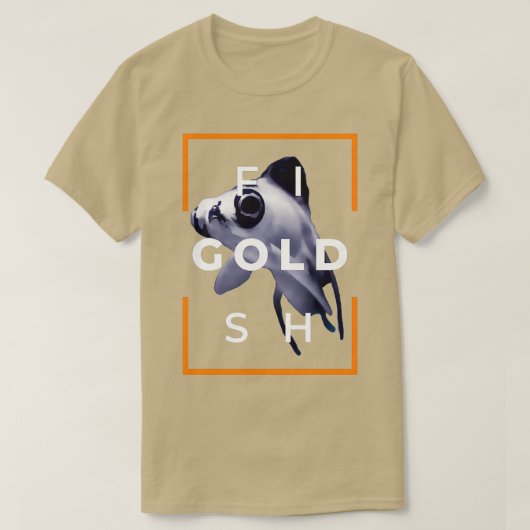 Goudvis 34 t-shirt (Design voorkant)