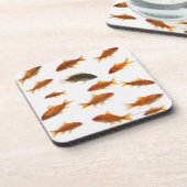 Goudvis 3 bier onderzetter (Linkerzijde)