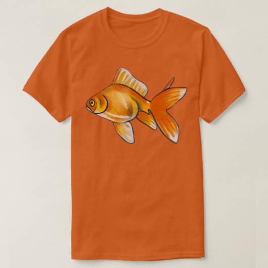 Goudvis 40 t-shirt (Design voorkant)