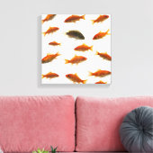 Goudvis 4 canvas afdruk (Insitu (Woonkamer))