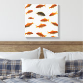 Goudvis 4 canvas afdruk (Insitu (Slaapkamer))