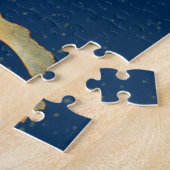 Goudvis Anker Scheprad Maritiem Puzzel (Zijkant)