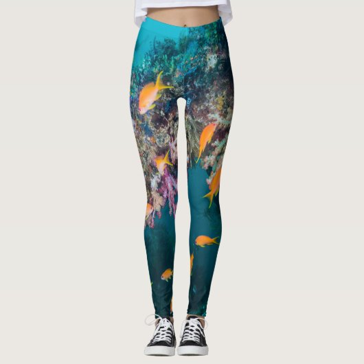 Goudvis Anthias Leggings (Voorkant)