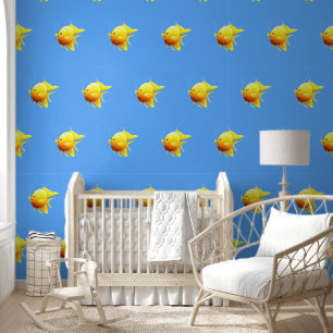 goudvis behang