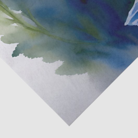 Goudvis Bloemen Waterverf Tissuepapier (Detail)