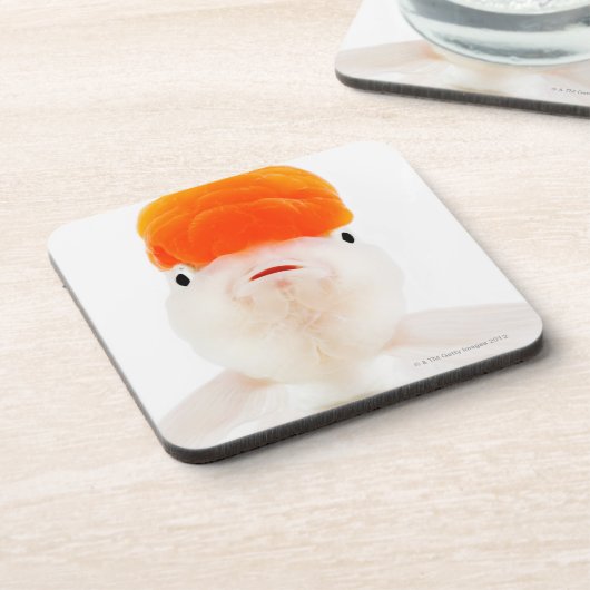 Goudvis (Carassius auratus) Drankjes Onderzetter (Linkerzijde)