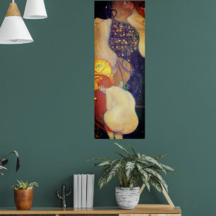 Goudvis door Gustav Klimt Poster