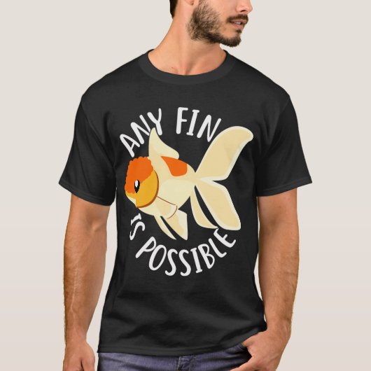 Goudvis Elke Vin Is Mogelijk T-shirt (Voorkant)