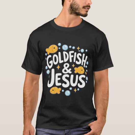 Goudvis En Jezus T-shirt (Voorkant)