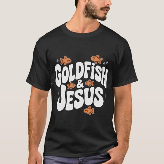 Goudvis En Jezus T-shirt (Voorkant)