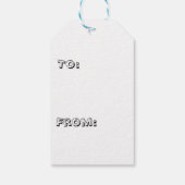 Goudvis Feestcadeautags Cadeaulabel (Achterkant)