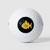 goudvis golfballen (Voorkant)