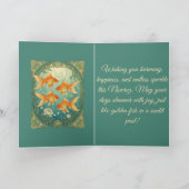 Goudvis Grace Nowruz-viering Kaart (Binnen)