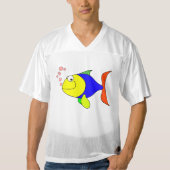 goudvis heren football jersey (Voorkant)