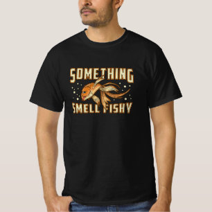 Goudvis iets ruiken Vis Aquarium Dierlijke Vis T-shirt