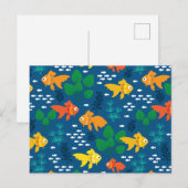 Goudvis in aquarium briefkaart (Voorkant / Achterkant)