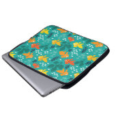 Goudvis in aquarium laptop sleeve (Voorkant onderkant)