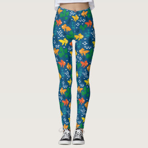 Goudvis in aquarium leggings