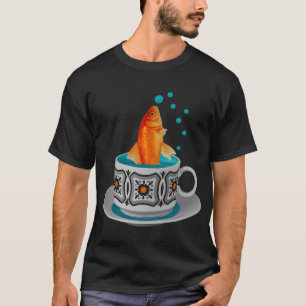 Goudvis in de beker t-shirt