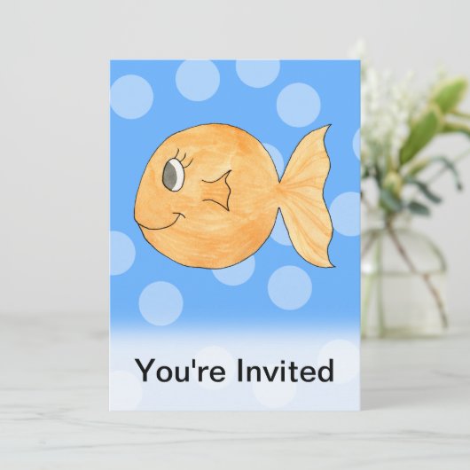 Goudvis. Kaart (Staand voorkant)