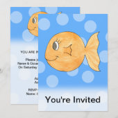 Goudvis. Kaart (Voorkant / Achterkant)