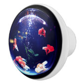 Goudvis keramische knop (Rechts)