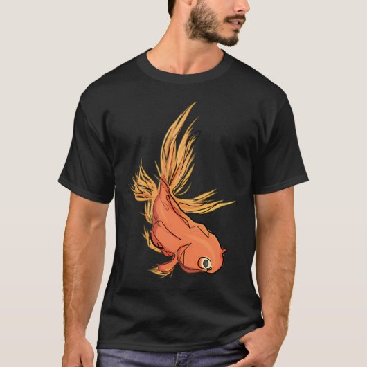 goudvis kerel t-shirt (Voorkant)