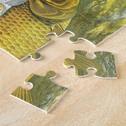  goudvis Koi Fish, Marine Zee Life Legpuzzel (Zijkant)