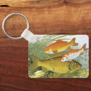  goudvis Koi Fish, Marine Zee Life Sleutelhanger