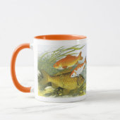  goudvis Koi vis, mariene aquatisch Zee leven Mok (Links)