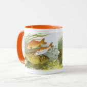  goudvis Koi vis, mariene aquatisch Zee leven Mok (Voorkant links)