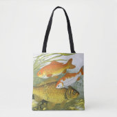  goudvis Koi vis, mariene aquatisch Zee leven Tote Bag (Voorkant)