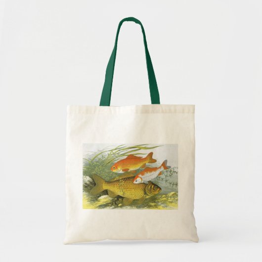  goudvis Koi vis, mariene aquatisch Zee leven Tote Bag (Voorkant)