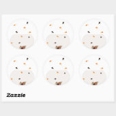 Goudvis Kom Stickerstickers Ronde Sticker (Vel)