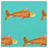 Goudvis komeet pop stof (Close Up)