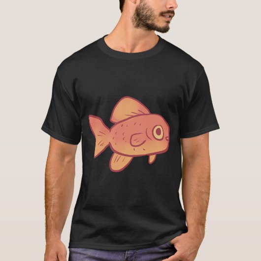 Goudvis kunst t-shirt (Voorkant)