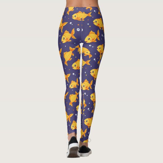 goudvis leggings (Achterkant)