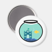 goudvis magneet (Voorkant / Achterkant)