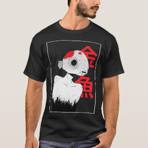 goudvis man abstract vintage retro monster horror t-shirt