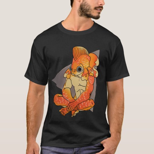 Goudvis Man T-shirt (Voorkant)
