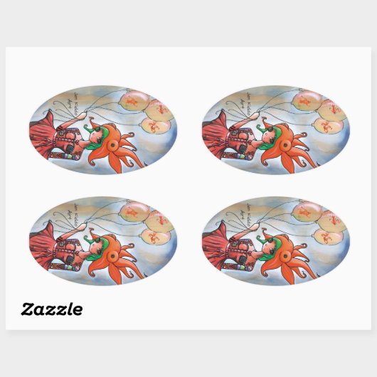 goudvis meisje Sticker (Vel)