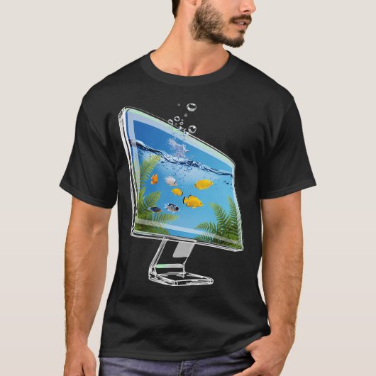 Goudvis met belogen t-shirt (Voorkant)