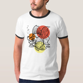 goudvis met borrelende ogen t-shirt