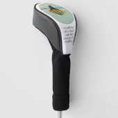 Goudvis met een haaienstaart golfheadcover (Schuin)