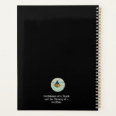 Goudvis met een haaienstaart planner (Achterkant)