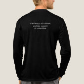 Goudvis met een haaienstaart Tri-Blend shirt (Achterkant volledig)