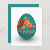 goudvis met eierverf (Voorkant / Achterkant)