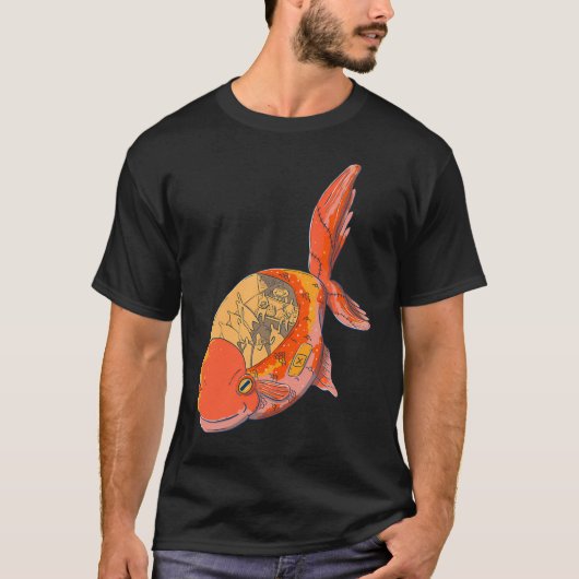 Goudvis met SIA T-shirt (Voorkant)