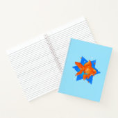 Goudvis met sterren notitieboek (Binnen)